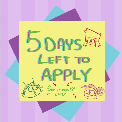 Hey! Have you applied to our OK KO fanzine? Well you should! The deadline to apply is coming up real