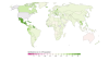 US Net Migration.
Guyana has the highest. Australia is the only country with a negative value