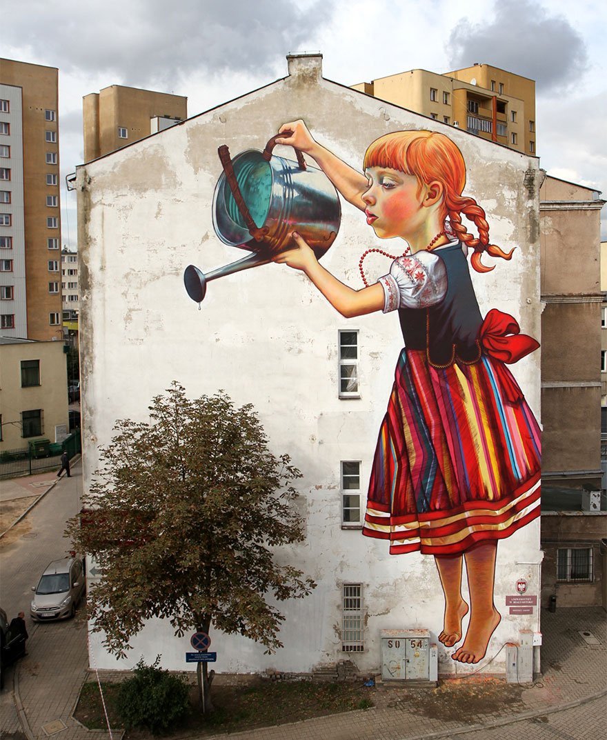 Street art by Levalet