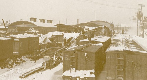 mdhsphotographs: The ‘Blizzard,’ President Street Station600 block, President Street, Ba