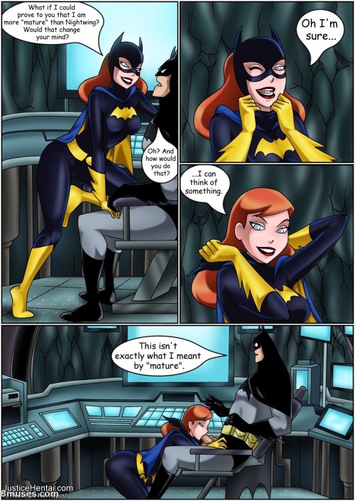 Porn Pics ultrajusticehentaiblr:  Batgirl and Batman