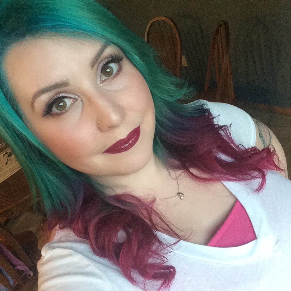 purrr-maid: purrr-maid:  New mermaid hair 💕🐚💚  Mermaid hair was fun too