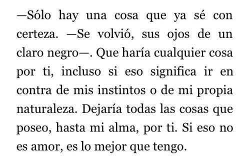 perdida-en-el-tiempo:  “Sí eso no es amor, es lo mejor que tengo” -Patch a Nora