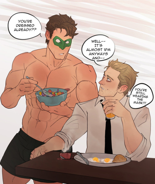 Some domestic moments for Hal and JohnI mean&ndash; both have their schedules fucked up xDGet access