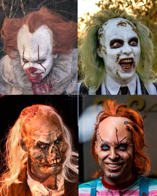 4 de los FX makeups que hice y personifiqué estos ultimos años https://www.instagram.com/zeballosax