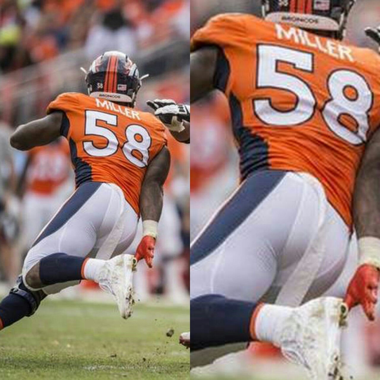 lamarworld:  (Pt.1) Von Miller booty 