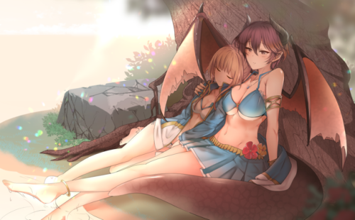 ✧･ﾟ: *✧ Grea and Anne ✧ *:･ﾟ✧♡ Characters ♡ : Anne ♥ Grea♢ Anime ♢ : Manaria Friends - (AL, KIT, MAL