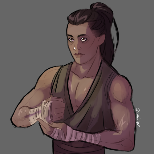 mlmscorpion:Trying to figure out how to draw Kung Jin, and I’m still not sure if I’m happy with my a