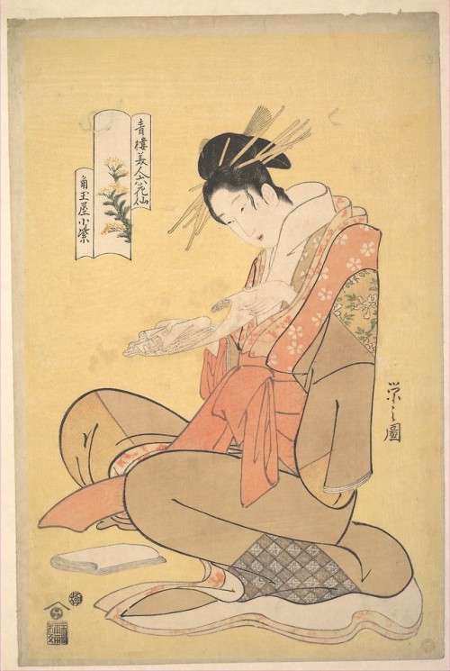 met-asian:by Chōbunsai Eishi, Asian ArtGift of Estate of Samuel Isham, 1914Metropolitan Museum of Ar