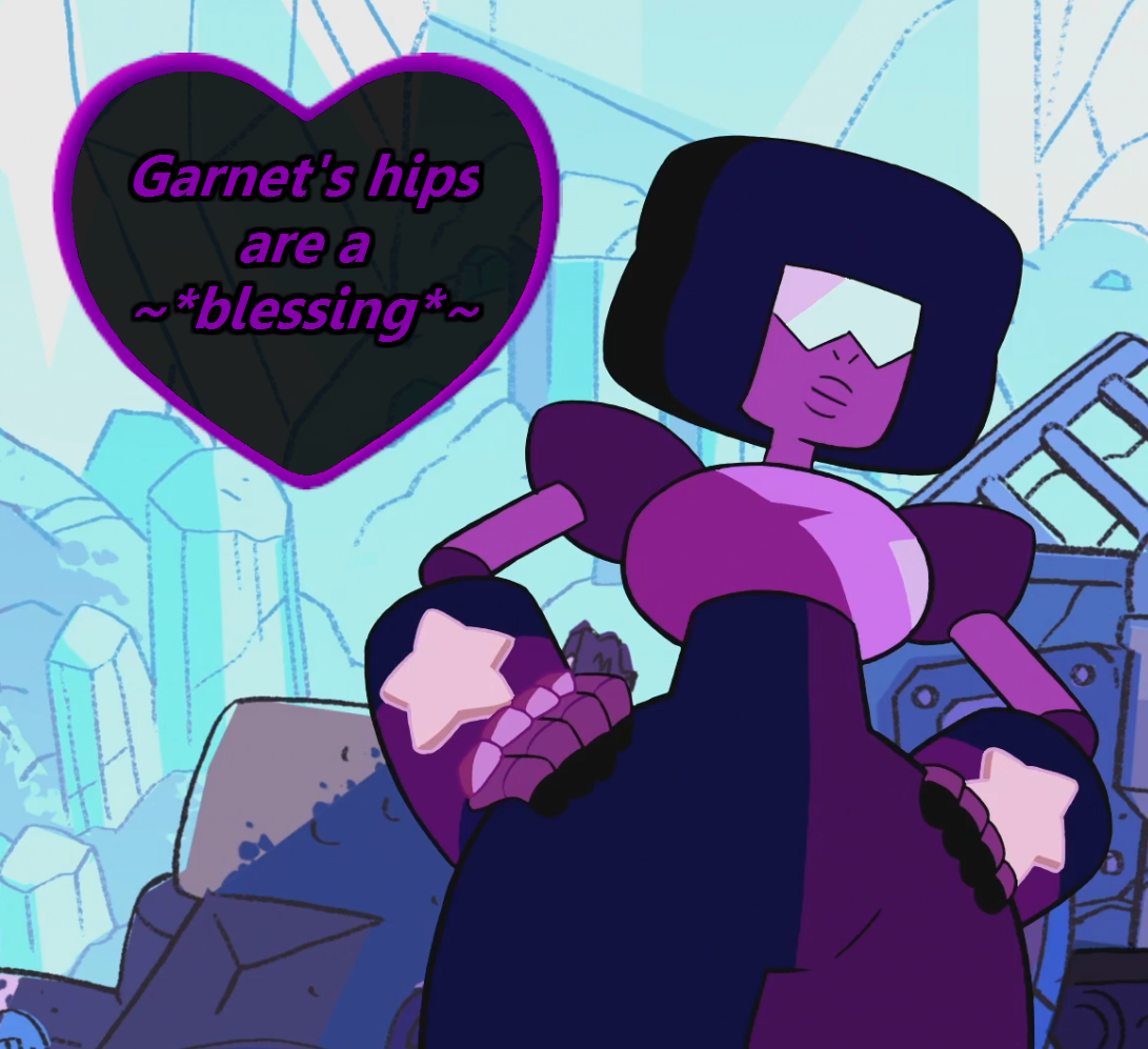 iamtrashlordfearme:  crystalgem-confessions:    Garnet’s hips are a blessing—