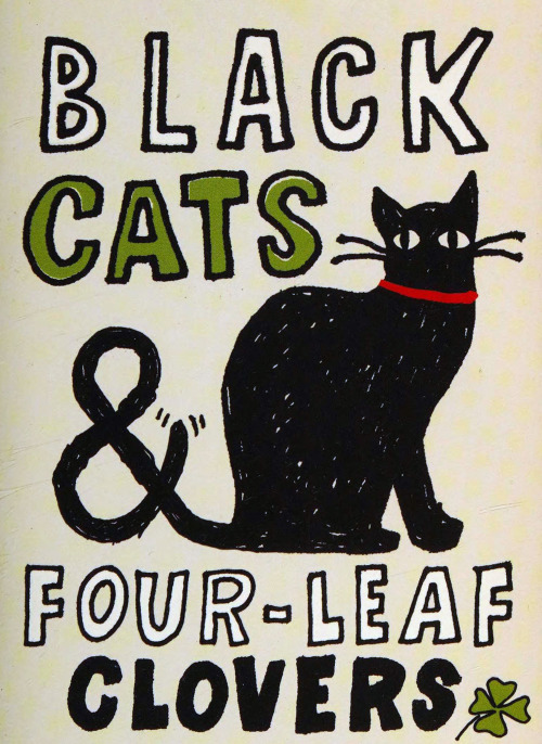 From Black Cats & Four-Leaf Clovers by Harry Oliver. Et cetera: my modest collection of vintage 