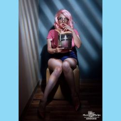 Curves and Brains  as Lolita @la.la.lolita  gives a peek inside with a sample of her favorite reads . #pinkhair #thickthighssavelives #photoshootideas #photosbyphelps #lolitamarie #thereadingwomen #readingrainbow #volup2 #curve #baltimore #glasses Photos