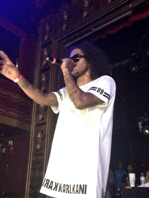 saw ab-soul tonight and this is how close to greatness i was . great show !!!