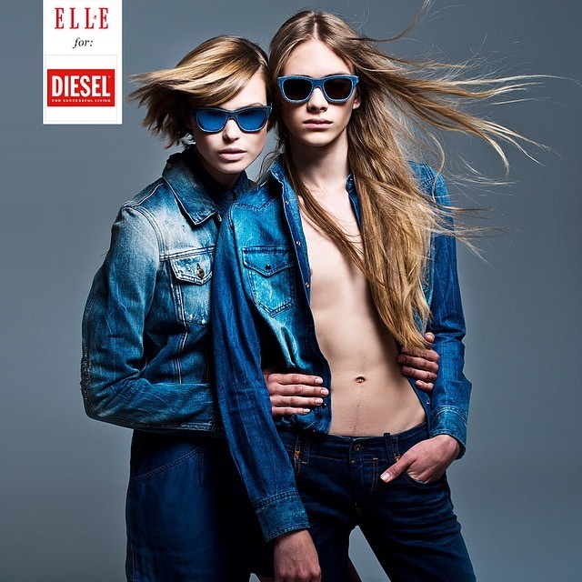 innastar89:  STAV STRASHKO - ELLE FOR DIESEL