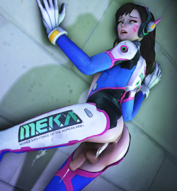 Tin-Sfm:  Something I Whipped Up For Fun. The Thought Of D.va Actually Being A Trap…