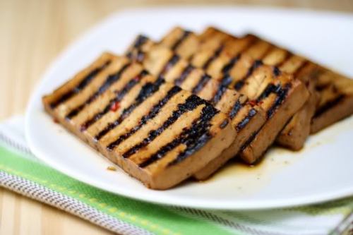 Porn Pics alloftheveganfood:  BBQ Tofu Burger Vegan