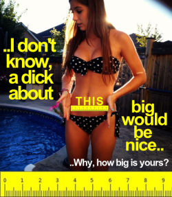 femdomenergy:How big is yours?