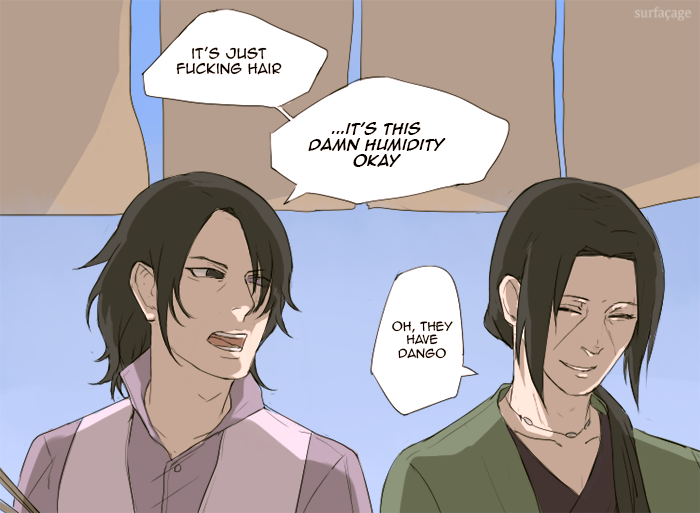 surfacage:  keeping up with the uchihas it’s…it’s going to be okay sasuke 
