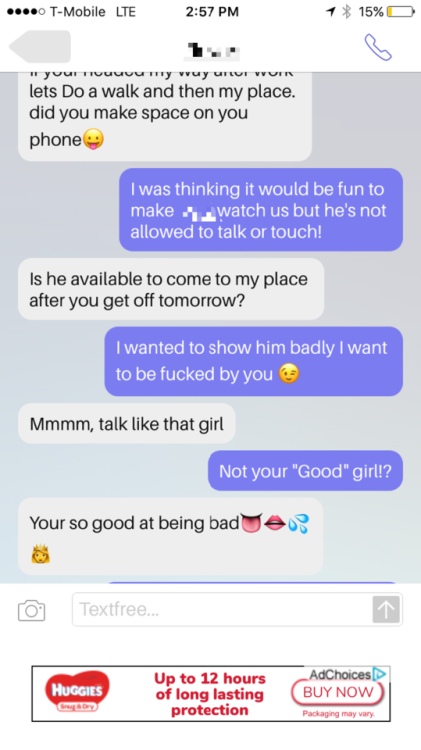 seattlestagvixencpl: Sharing the texts she has with him!