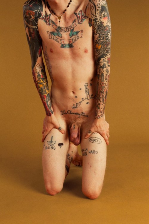 tattootranslations:  Assortment of my favorite pics of ink-covered guys with tattooed dicks, just for the hell of it.  More dick tattoos I like here.  Inked guys are the hottest ;)