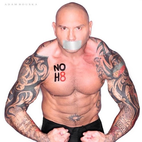 Porn Pics #WWENOH8 #davebatista #wwe #noh8