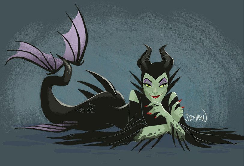 stephlewart:Maleficent Mermay @slbtumblng &lt;3 &lt;3 &lt;3