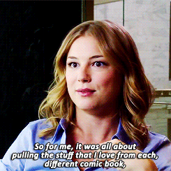 dutyoverlove:argentallison:Emily VanCamp on researching the comics for the role, and the relationshi