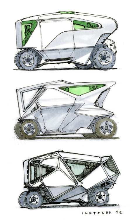 camerxn:Inktober Sketches by Scott Robertson