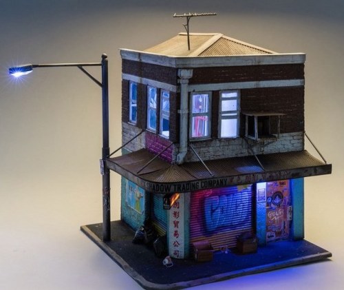 mayahan:Joshua Smith’s Urban Miniature Cities So Detailed You’ll Need A Magnifying Glass