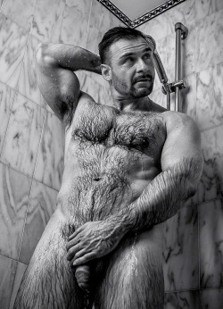 sweatyhairylickable:    http://sweatyhairylickable.tumblr.com for more hairy sweaty dudes!   