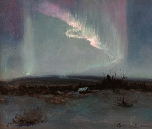 1ilium-candidum:The Northern Lights 1: Howard Russell Butler (1856-1934)2,3,4: Sydney Laurence (1865