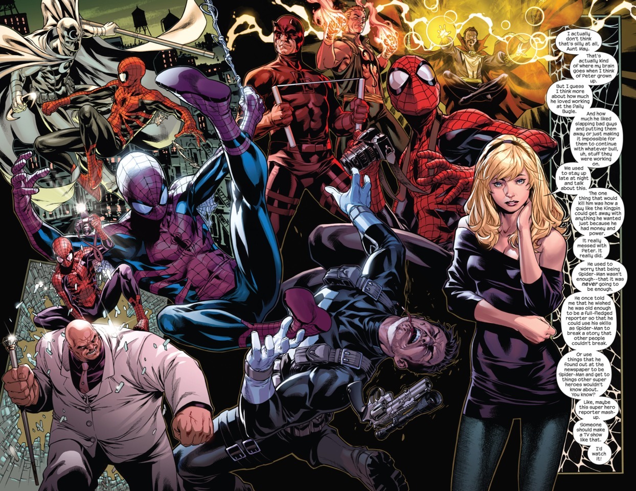 superheroes-or-whatever:  Ultimate Spider-Man #200  Pages by Mark Bagley, Mark Brooks,