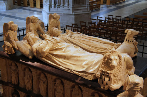 Tomb of François II, Duke of Brittany (d. 1488) and Marguerite de Foix (d. 1486) in the Cathédrale S
