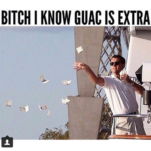 #chipotleflow now gimme my GUAC! Lol