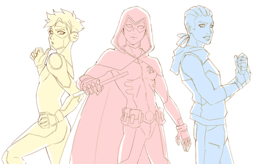 Sketch that’s still a WIP. I’m really excited for Young Justice Season 3 this year.