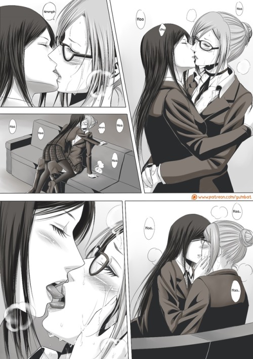 gumbat-art:  -10 seconds-So, my friend asked me, “how long will Marimei’s kiss last?&rdq