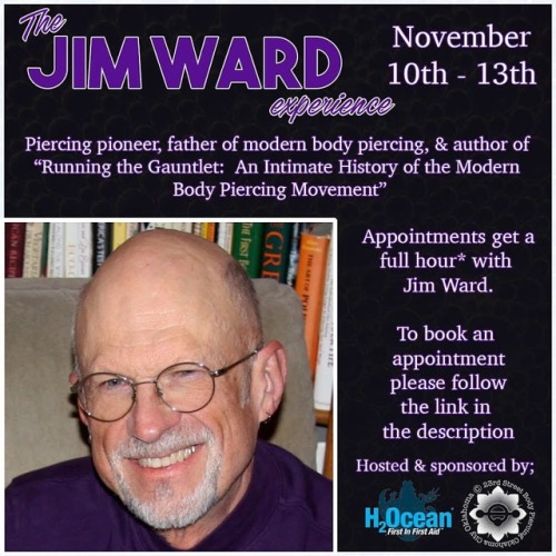 We are super excited to announce that Jim Ward will be doing a guest spot here at 23rd Street Body p