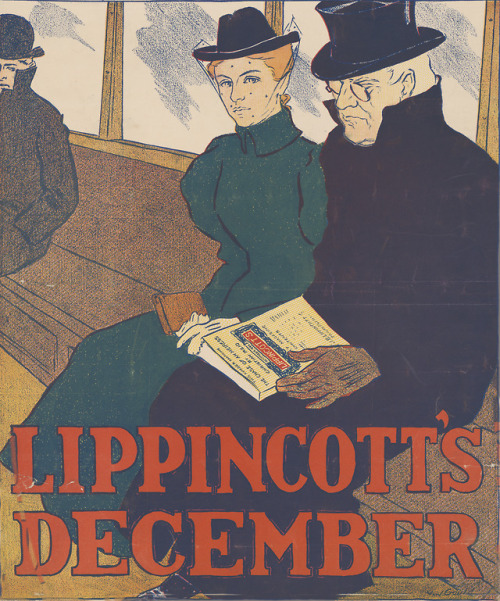 Lippincott’s DecemberJoseph J. Gould, Jr. (American; 1880–1935)1896Color lithographPublished: J. B. 