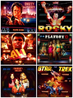 boomerstarkiller67:  Pinball Machines Backglass Art