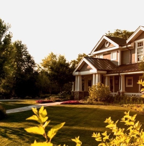 Denver Craftsman LandscapeAn Image Of A Sizable Craftsman Front Yard Walkway In The Summer.