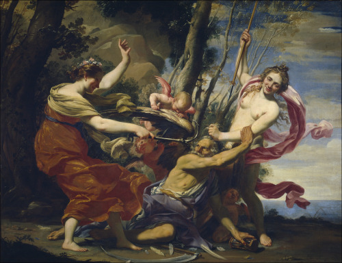 Time Vanquished by Hope, Love and Beauty, by Simon Vouet, Museo Nacional del Prado, Madrid.