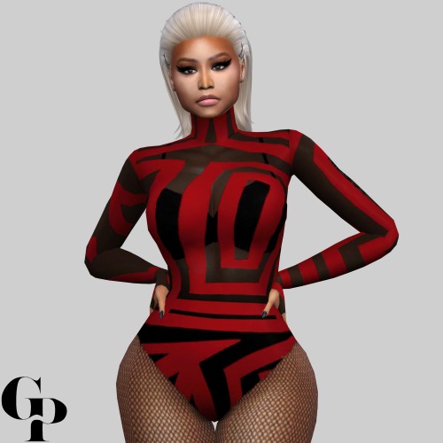 | NICKI MINAJ |Gareth Pugh SS19 Sheer BodysuitHQHas morphsShadow + Specular + Normal MapCustom Thumb