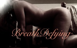 breathdefying:  A first pass at a logo.  It’s what plays in the beginning of my video yo
