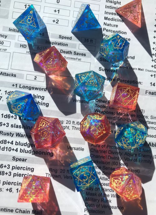 Okay, I knew I said I was over the whole “precision edged dice with cellophane in” trend–but I