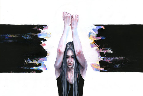 anjoinverso:  1. ( open parenthesis, close parenthesis ) 2. other’s voice 3. another one (inside the shell) 4. intimacy on display Por Silvia Pelissero (agnes-cecile.deviantart.com)