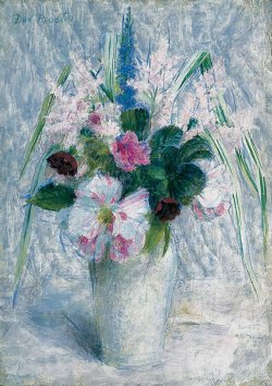 Colourthysoul:  Dod Procter (Born Doris Margaret Shaw) - Roses And Spiraea 