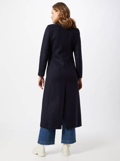 long navy coat