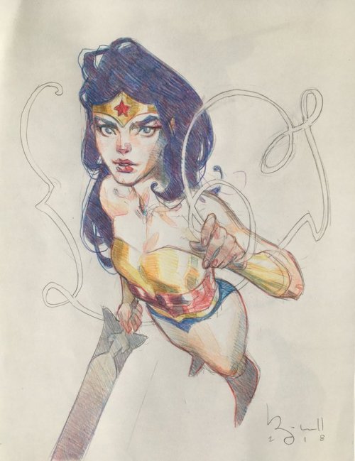 bear1na:Wonder Woman by Ben Caldwell *