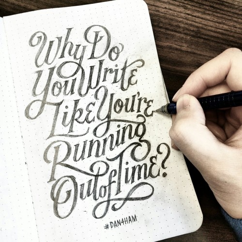 actualfiction:#dan4ham, volume I: a compilation of the Hamilton lettering project to date. it’s not 