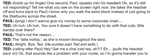 Friend And I Were Casually Reading The TGWDLM Script As One Does And I Can't Stop Thinking About The
